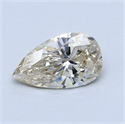 0.64 quilates, De pera Diamante , Color M, claridad SI2 y certificado por GIA