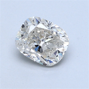 Picture of 0.93 Carats, Cushion Diamond with  Cut, K Color, I2 Clarity and Certified by GIA