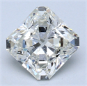 1.50 Carats, Radiant Diamond with  Cut, I Color, SI2 Clarity and Certified by GIA