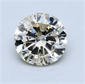 1.01 Carats, Round Diamond with Very Good Cut, I Color, SI2 Clarity and Certified by EGL