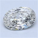 1.03 quilates, Ovalado Diamante , Color G, claridad SI2 y certificado por EGL