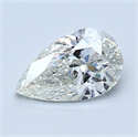 1.00 quilates, De pera Diamante , Color G, claridad SI1 y certificado por EGL