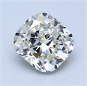 1.11 Carats, Cushion Diamond with  Cut, G Color, SI1 Clarity and Certified by EGL