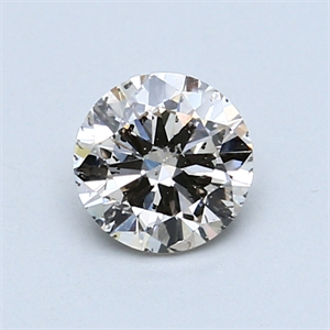 Picture of 0.71 Carats, Round Diamond with Excellent Cut, I Color, SI2 Clarity and Certified by EGL