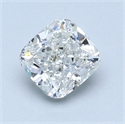 0.90 Carats, Cushion Diamond with  Cut, J Color, VVS2 Clarity and Certified by GIA