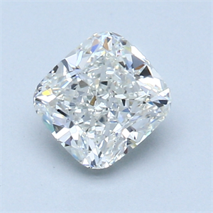 Picture of 0.90 Carats, Cushion Diamond with  Cut, J Color, VVS2 Clarity and Certified by GIA
