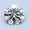 1.01 Carats, Round Diamond with Excellent Cut, I Color, SI1 Clarity and Certified by EGL