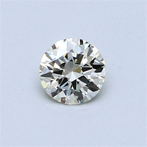 0.39 quilates, Redondo Diamante , Color I, claridad SI1 y certificado por EGL