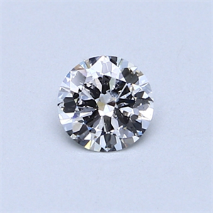 Picture of 0.36 Carats, Round Diamond with Good Cut, D Color, SI1 Clarity and Certified by EGL