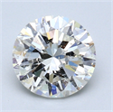 1.79 Carats, Round Diamond with Very Good Cut, F Color, SI1 Clarity and Certified by EGL