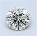 1.01 Carats, Round Diamond with Very Good Cut, L Color, SI1 Clarity and Certified by GIA