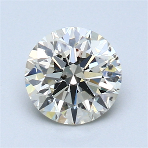 Picture of 1.01 Carats, Round Diamond with Very Good Cut, L Color, SI1 Clarity and Certified by GIA
