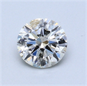 0.71 Carats, Round Diamond with Excellent Cut, G Color, SI2 Clarity and Certified by EGL