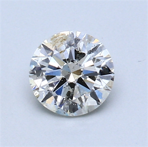 Picture of 0.71 Carats, Round Diamond with Excellent Cut, G Color, SI2 Clarity and Certified by EGL
