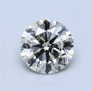 Picture of 0.72 Carats, Round Diamond with Excellent Cut, H Color, SI2 Clarity and Certified by EGL