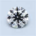 1.00 Carats, Round Diamond with Very Good Cut, H Color, I1 Clarity and Certified by GIA
