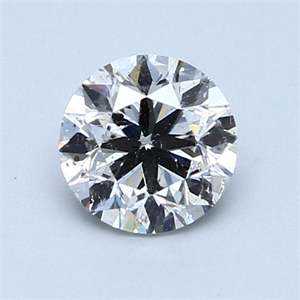 Picture of 1.00 Carats, Round Diamond with Very Good Cut, H Color, I1 Clarity and Certified by GIA