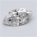 1.20 Carats, Marquise Diamond with  Cut, E Color, SI2 Clarity and Certified by GIA