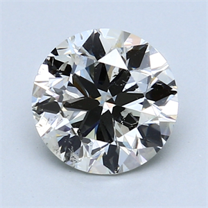 Picture of 1.50 Carats, Round Diamond with Very Good Cut, J Color, SI2 Clarity and Certified by GIA