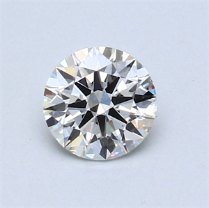 Picture of 0.54 Carats, Round Diamond with Excellent Cut, I Color, VVS2 Clarity and Certified by GIA