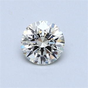 Picture of 0.55 Carats, Round Diamond with Excellent Cut, H Color, VVS1 Clarity and Certified by EGL