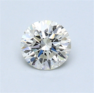 Picture of 0.55 Carats, Round Diamond with Excellent Cut, H Color, VVS1 Clarity and Certified by EGL