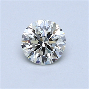 Picture of 0.56 Carats, Round Diamond with Excellent Cut, H Color, VVS2 Clarity and Certified by EGL