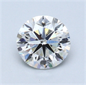 0.90 Carats, Round Diamond with Very Good Cut, H Color, VS2 Clarity and Certified by GIA