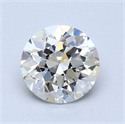 0.90 Carats, Round Diamond with Very Good Cut, I Color, VS2 Clarity and Certified by GIA