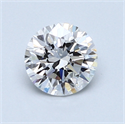 0.90 quilates, Redondo Diamante , Color G, claridad VS2 y certificado por GIA