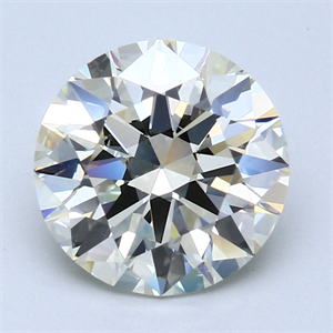 Picture of 3.01 Carats, Round Diamond with Excellent Cut, M Color, VVS1 Clarity and Certified by GIA