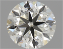 0.80 Carats, Round Diamond with Very Good Cut, H Color, VVS2 Clarity and Certified by GIA