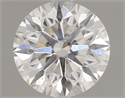 0.73 Carats, Round Diamond with Excellent Cut, G Color, I1 Clarity and Certified by GIA