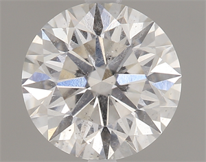 Picture of 0.73 Carats, Round Diamond with Excellent Cut, G Color, I1 Clarity and Certified by GIA