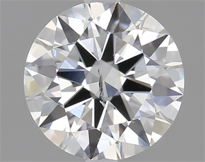 Picture of 0.90 Carats, Round Diamond with Excellent Cut, E Color, I1 Clarity and Certified by GIA