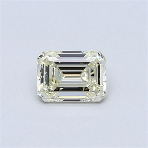 Picture of 0.40 Carats, Emerald Diamond with  Cut, M Color, VVS2 Clarity and Certified by GIA