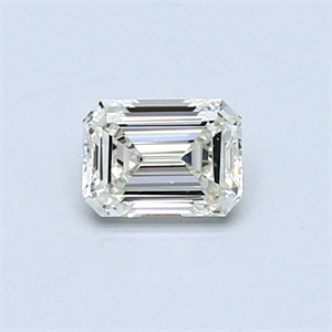 Picture of 0.42 Carats, Emerald Diamond with  Cut, K Color, VVS1 Clarity and Certified by GIA