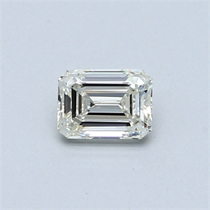 Picture of 0.40 Carats, Emerald Diamond with  Cut, K Color, VVS2 Clarity and Certified by GIA