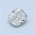 0.70 Carats, Cushion Diamond with  Cut, J Color, SI2 Clarity and Certified by GIA