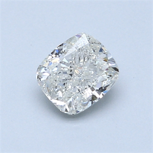 Picture of 0.70 Carats, Cushion Diamond with  Cut, J Color, SI2 Clarity and Certified by GIA