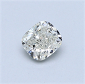0.50 Carats, Cushion Diamond with  Cut, J Color, VVS2 Clarity and Certified by GIA
