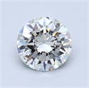 0.80 Carats, Round Diamond with Good Cut, G Color, VVS2 Clarity and Certified by GIA