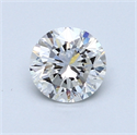 0.81 Carats, Round Diamond with Good Cut, G Color, VS1 Clarity and Certified by GIA