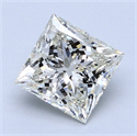 1.51 quilates, Princesa Diamante , Color G, claridad SI1 y certificado por EGL