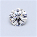 0.50 Carats, Round Diamond with Excellent Cut, I Color, VS1 Clarity and Certified by GIA
