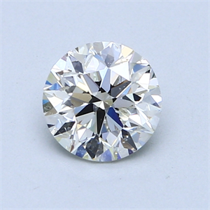 Picture of 0.90 Carats, Round Diamond with Very Good Cut, I Color, SI1 Clarity and Certified by GIA
