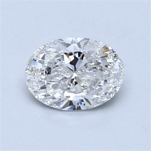 Picture of 0.71 Carats, Oval Diamond with  Cut, D Color, SI2 Clarity and Certified by GIA