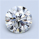 1.50 quilates, Redondo Diamante , Color H, claridad VS2 y certificado por GIA