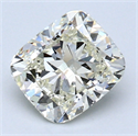 1.50 Carats, Cushion Diamond with  Cut, M Color, SI1 Clarity and Certified by GIA