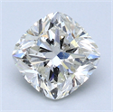 1.51 Carats, Cushion Diamond with  Cut, J Color, SI2 Clarity and Certified by GIA